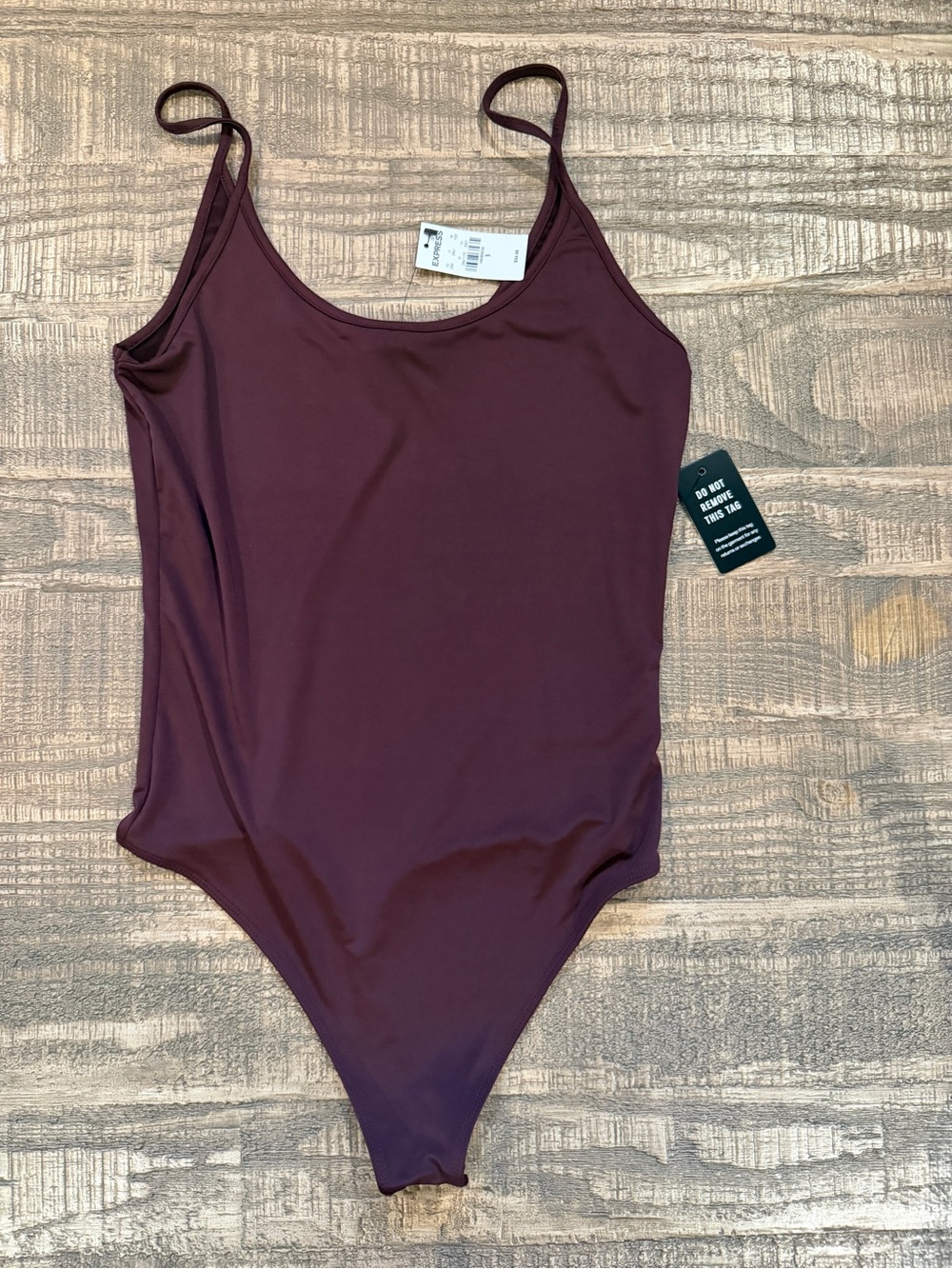 Express Silky Body Contour Bodysuit Sz S NWT
